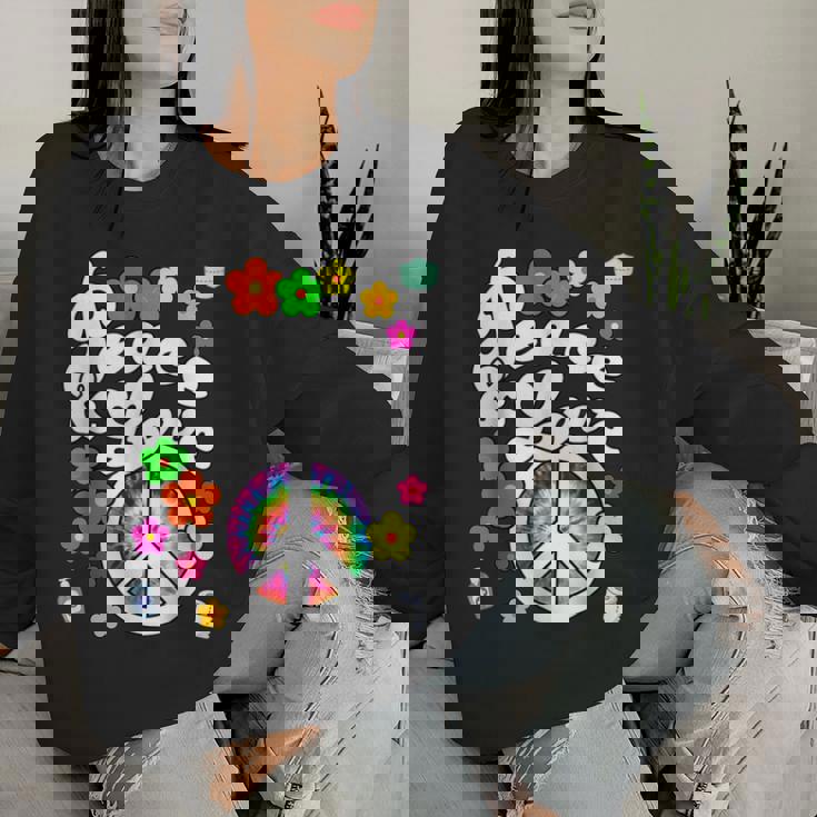 Camisa De Tinte Anudado Para Símbolo De La Paz Y Amor Sudadera Mujer Regalos para ella