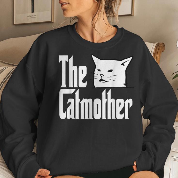 Cat Mom The Catmother Crazy Cat Mother Kitty Mommy Women Sweatshirt Gifts for Her