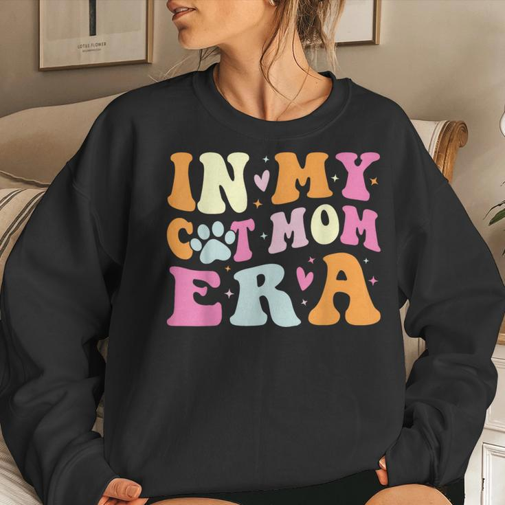 In My Cat Mom Era Cute Cat Mom Women Sweatshirt Gifts for Her