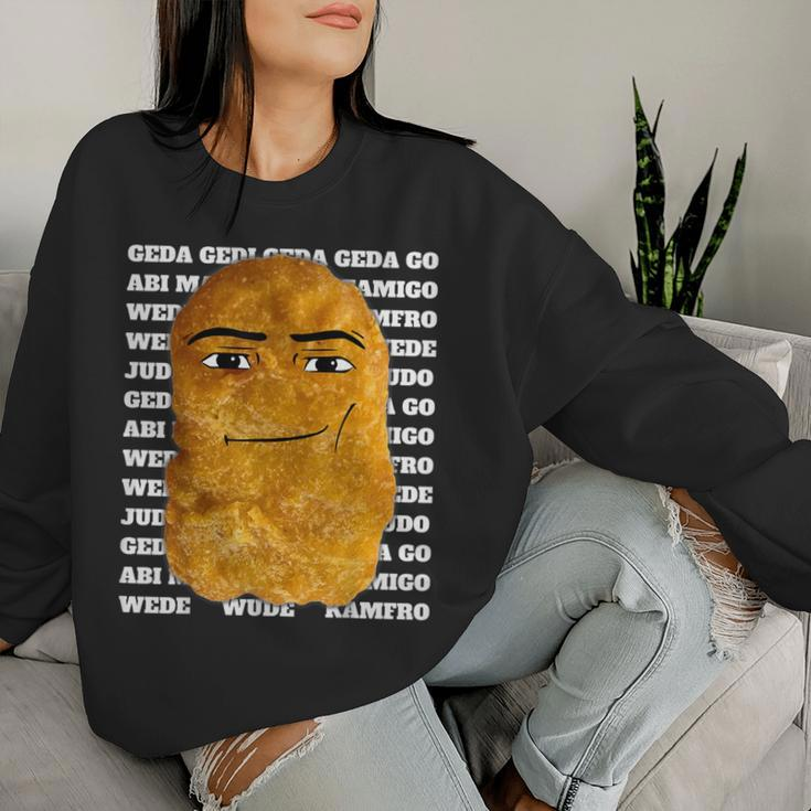 Chicken Nugget Meme Women Sweatshirt Gifts for Her