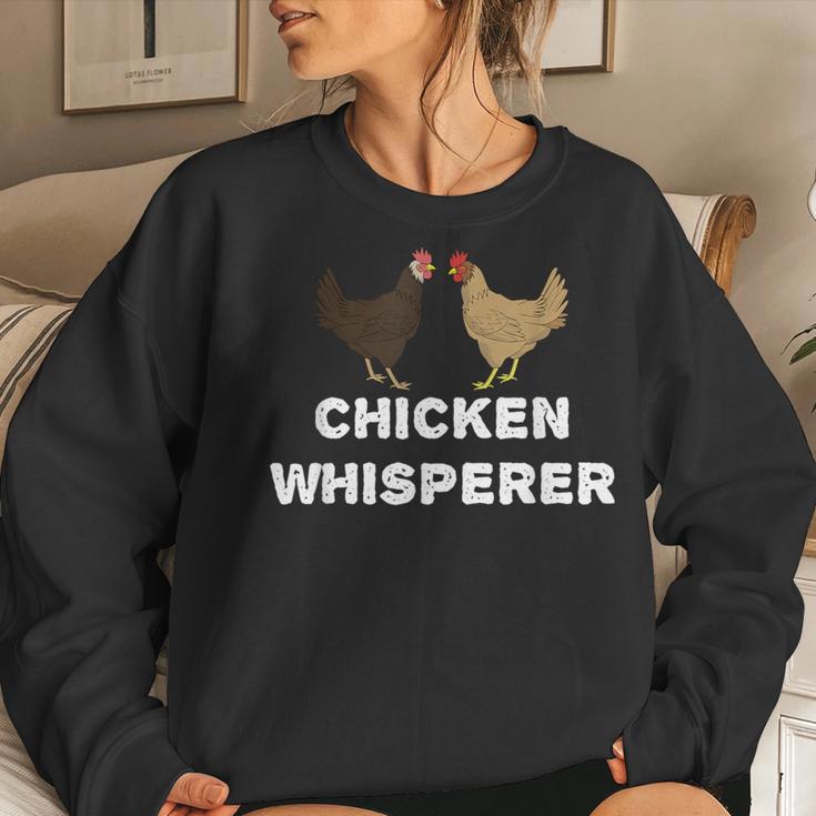 Chicken Whisperer Pet Chicken Country Women Sweatshirt Gifts for Her