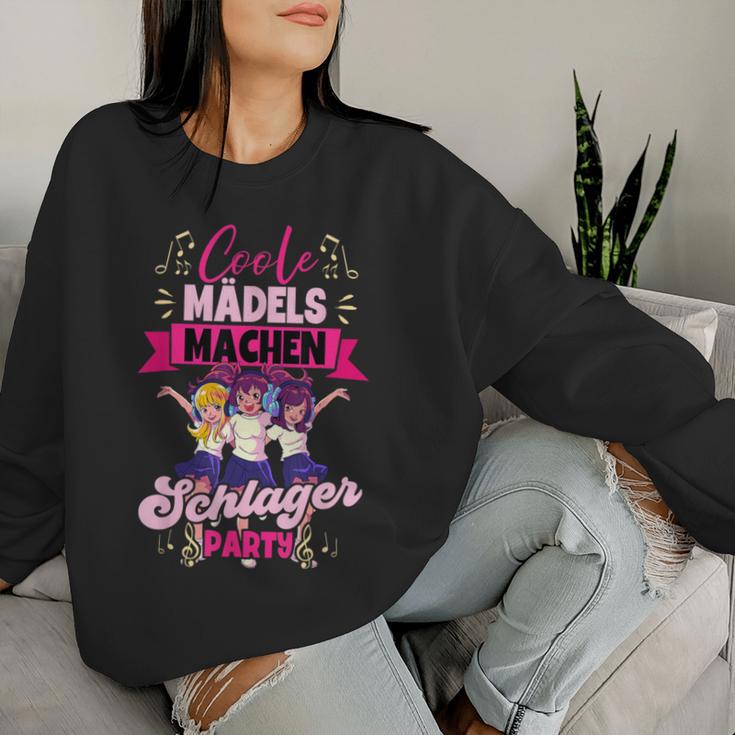 Cool Girls Make Schlager Sweatshirt Frauen Geschenke für Sie