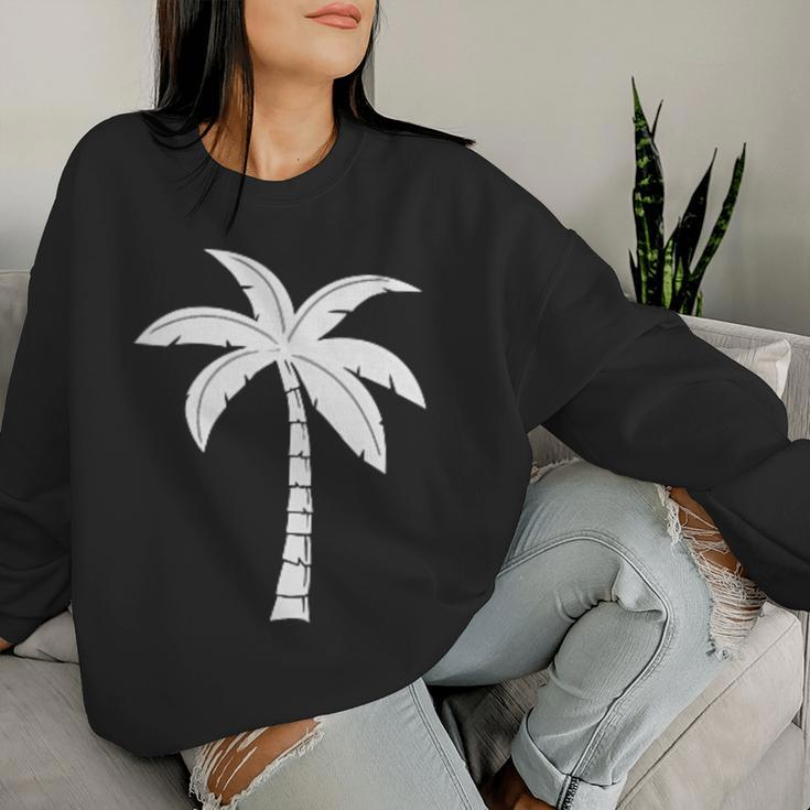 Cool Summer Vacation Beach Palm Tree Women Sweatshirt Gifts for Her
