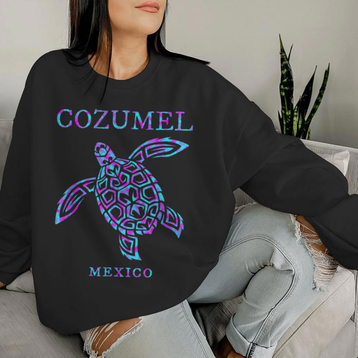 Cozumel Mexico Sea Turtle Boys Girls Toddler Cruise Souvenir Women Sweatshirt Gifts for Her