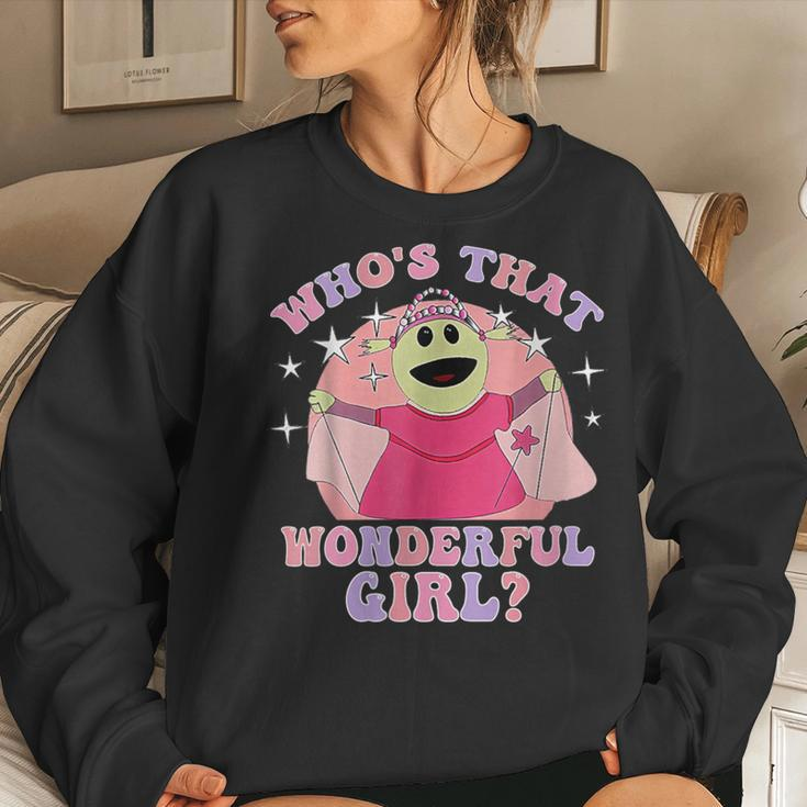 Cute Nanalan Wonderful Girl Who's That Wonderful Girl Women Sweatshirt Gifts for Her