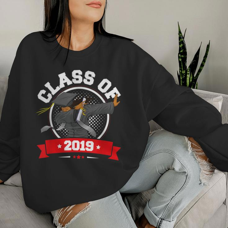 Dabbing Graduation Class Of 2019 Black Women Sweatshirt Gifts for Her