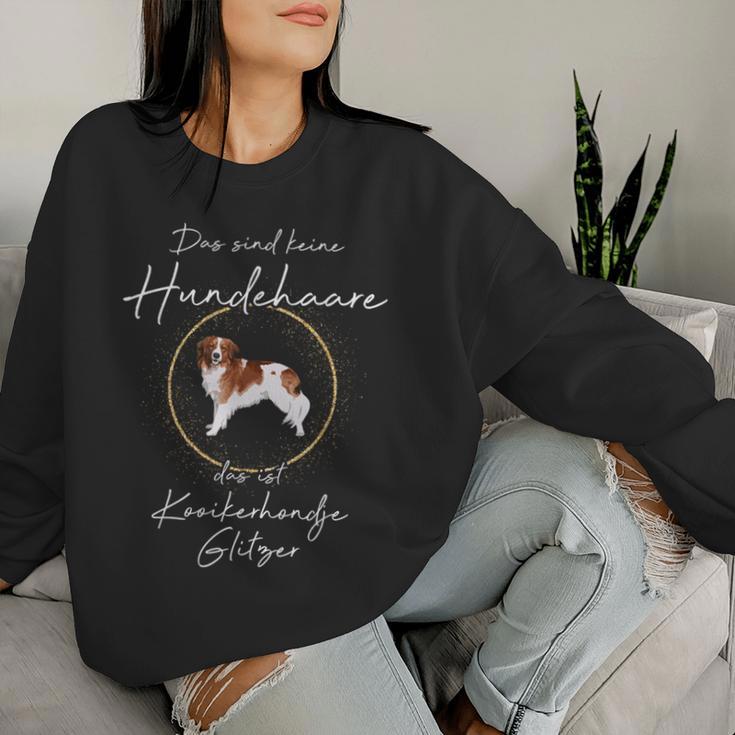 Das Ist Kooikerhondje Glitter Dog Dog Mama Paw Sweatshirt Frauen Geschenke für Sie