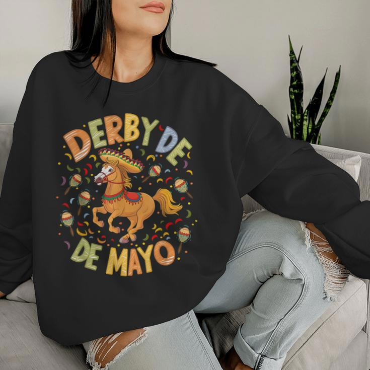 Derby De Mayo Derby Party Horse Racing Women Sweatshirt Gifts for Her