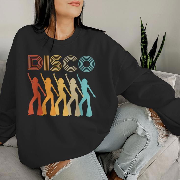 Disco Diva Themed Party 70S Retro Vintage 70'S Dancing Queen Women Sweatshirt Gifts for Her