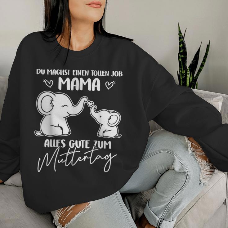 Du Machst Tollen Job Mama Alles Gute Zum Muttertag Lustiges Sweatshirt Frauen Geschenke für Sie