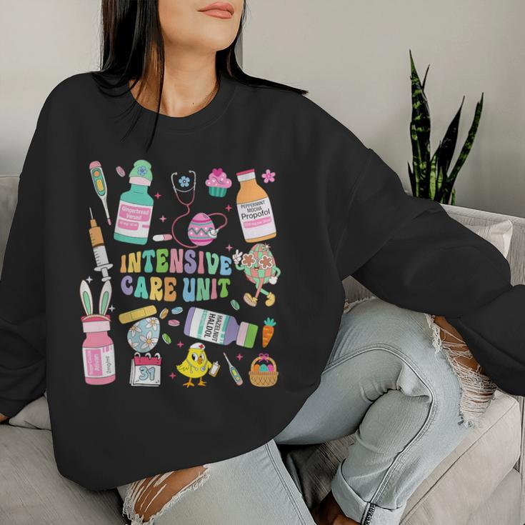 Easter Intensive Care Unit Propofol Icu Crew Nurse Outfit Women Sweatshirt Gifts for Her
