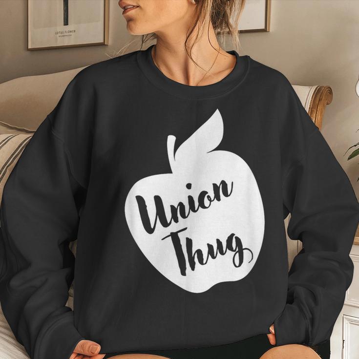 Ed Red Union Thug TeacherWomen Sweatshirt Gifts for Her