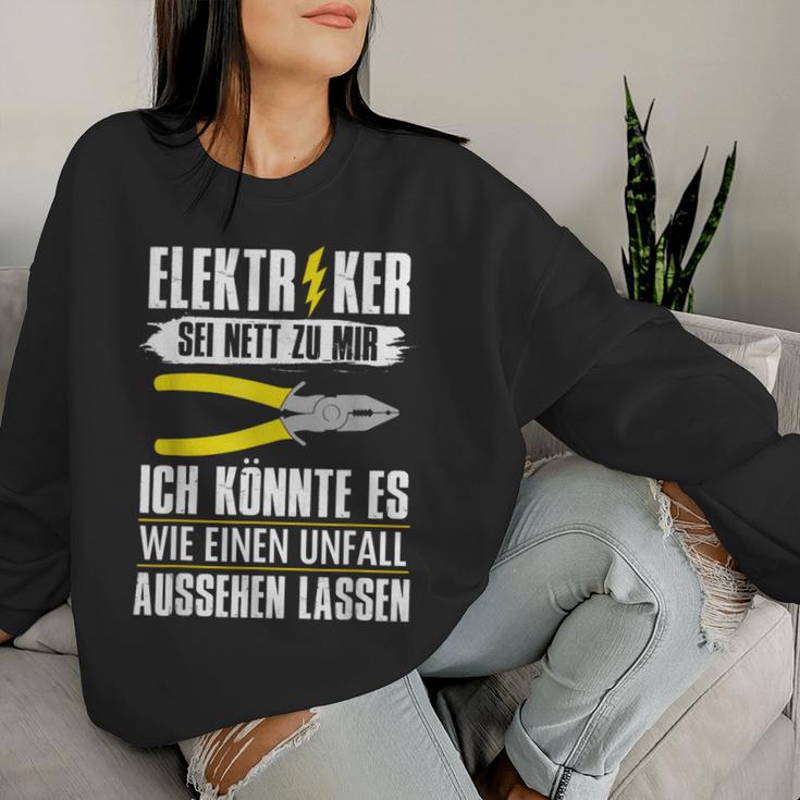 Electrician Ich Könnte Es Wie Eine Unfall Aussehen Lassen S Sweatshirt Frauen Geschenke für Sie