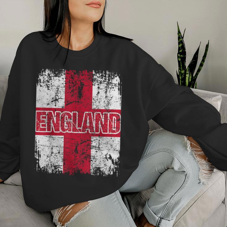 England Flag Women's Children's England Sweatshirt Frauen Geschenke für Sie