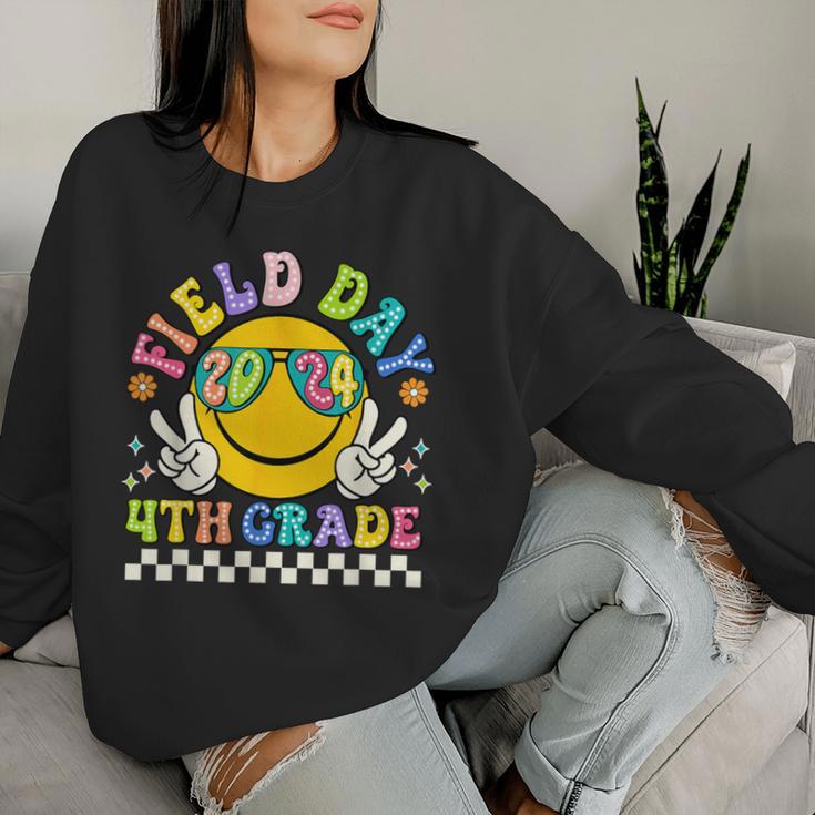 Field Day 2024 4Th Fourth Grade Field Trip Teacher Student Women Sweatshirt Gifts for Her