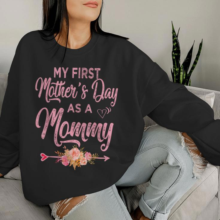 My First Mother's Day As A Mommy 2024 New Mom Women Sweatshirt Gifts for Her