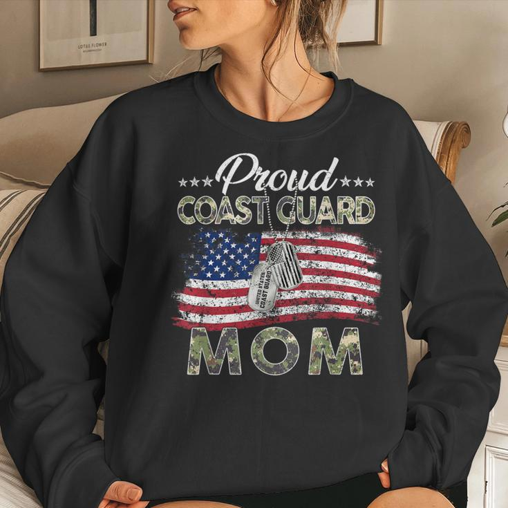 Flag Proud Coast Guard Mom For Coast Guard Mom Women Sweatshirt Gifts for Her