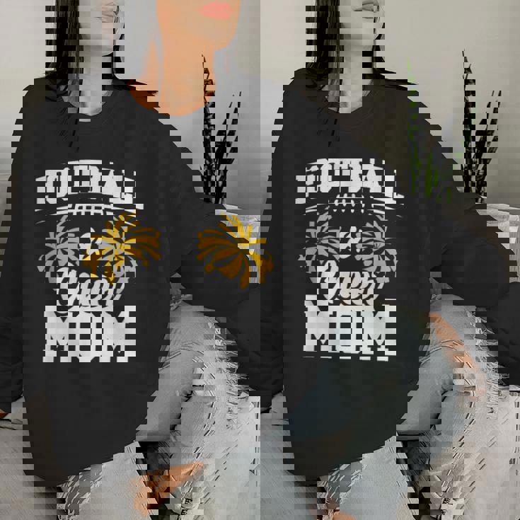 Football Cheer Mom High School Cheerleader Cheerleading Women Sweatshirt Gifts for Her