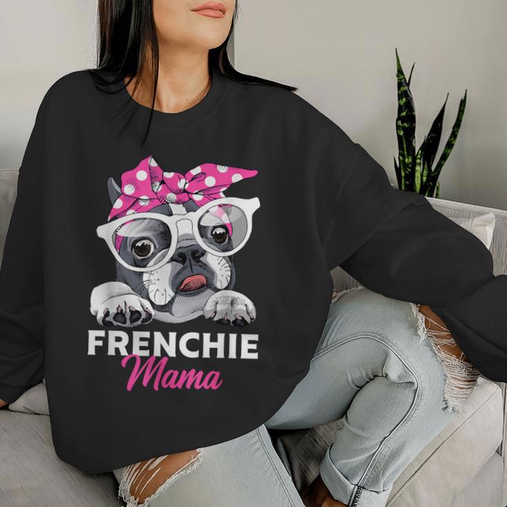 French Bulldog Mum Woman Frenchie Sweatshirt Frauen Geschenke für Sie