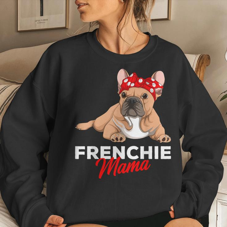 Frenchie Mama French Bulldog Dog Mom Cute Girls Women Sweatshirt Gifts for Her