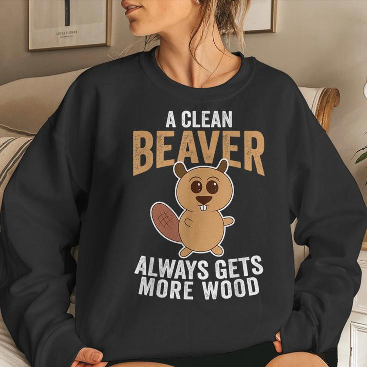 Adult Clean Beaver For Men Women Sweatshirt Gifts for Her