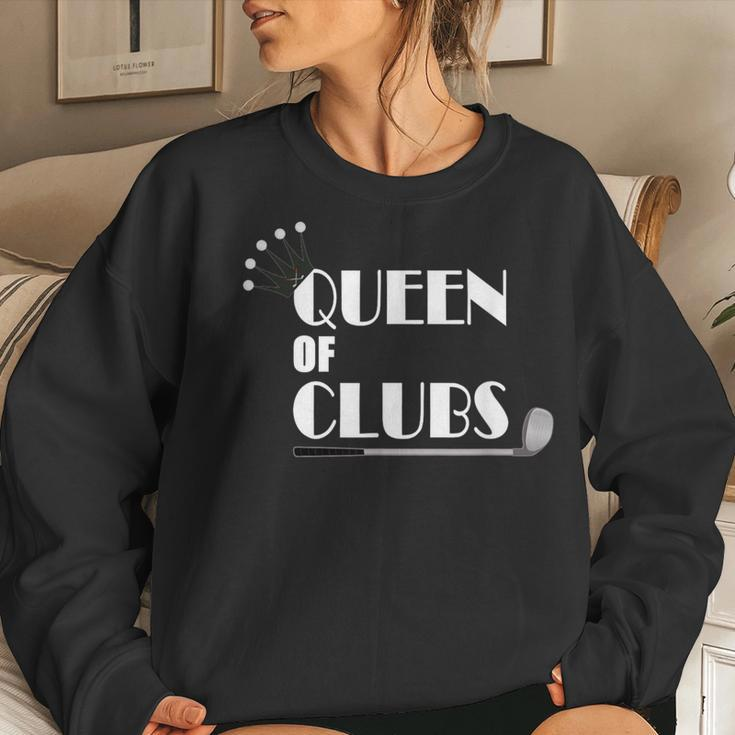 Golf For Women Queen Of Clubs Golf Women Sweatshirt Gifts for Her