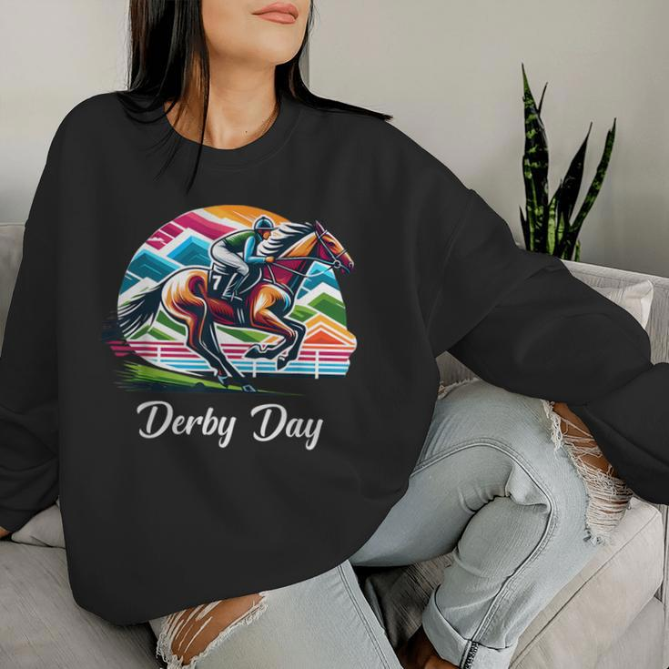 Horse Racing 150Th Derby Day 2024 Ky Derby 2024 Women Sweatshirt Gifts for Her