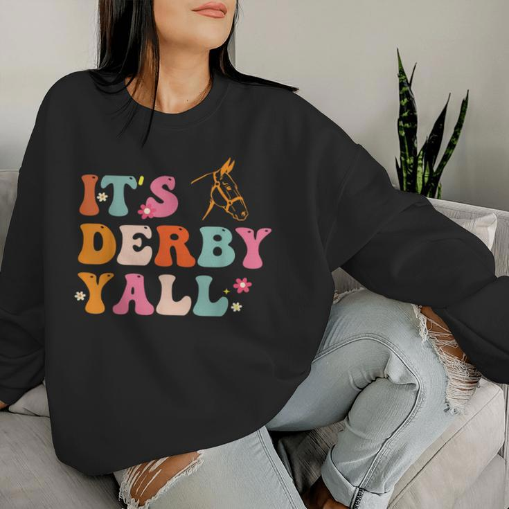 Horse Racing It's Derby Yall Women Sweatshirt Gifts for Her