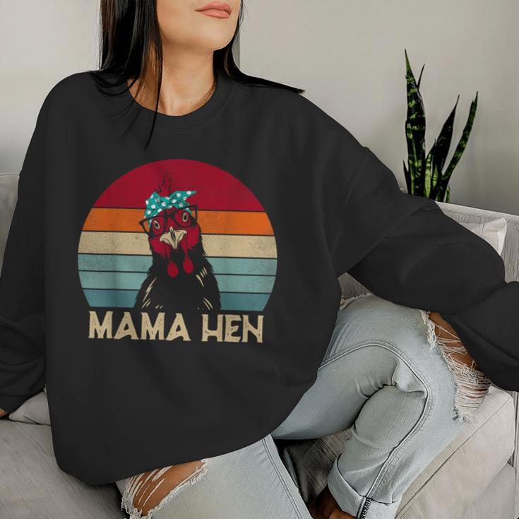 Mama Hen Chicken Mom Chicken Pajamas Retro Women Sweatshirt Gifts for Her