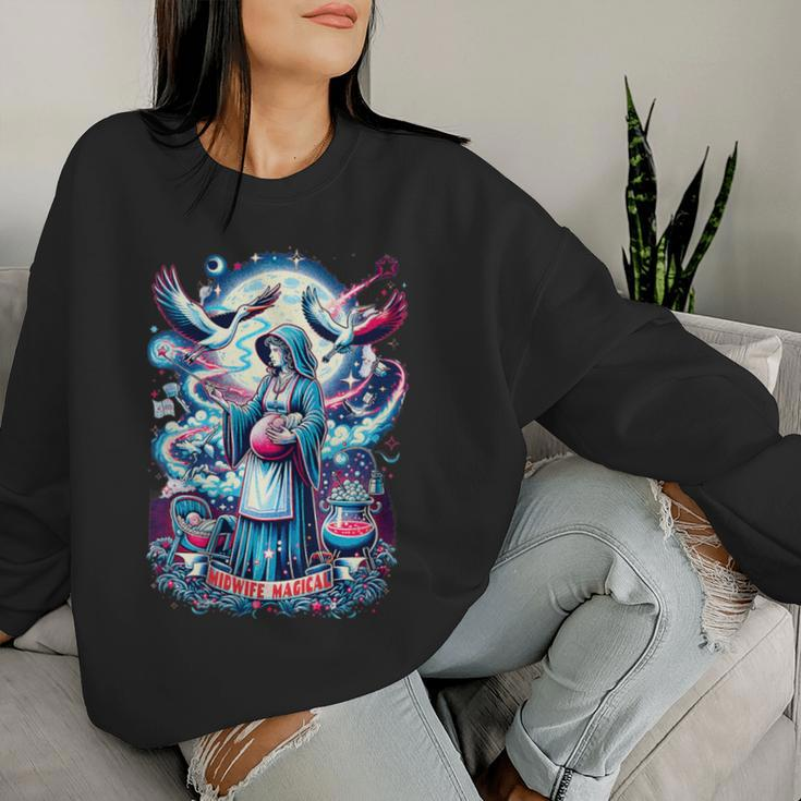 Midwife Magical Fantasy For Both And Vintage Women Sweatshirt Gifts for Her