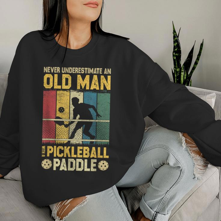 Pickleball Player Pickle Ball Lover Women Sweatshirt Gifts for Her