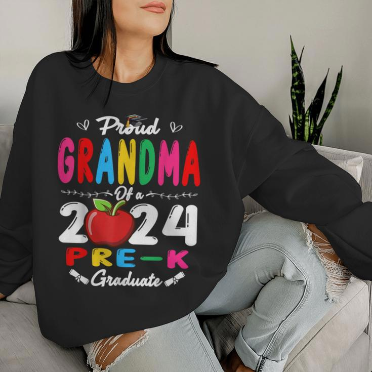 Proud Grandma Of A Class Of 2024 Pre-K Graduate Women Sweatshirt Gifts for Her