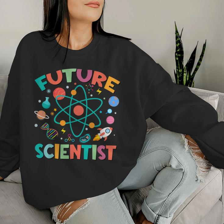 Future Scientist Stem Boy Girl Science Fair Scientist Women Sweatshirt Gifts for Her