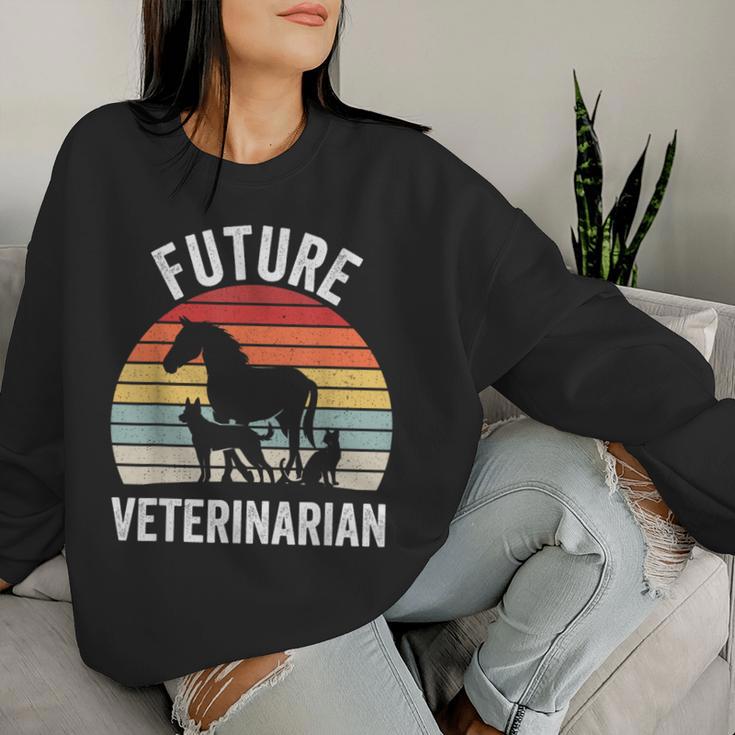 Future Veterinarian Boy Girl Veterinary Vet Costume Women Sweatshirt Gifts for Her