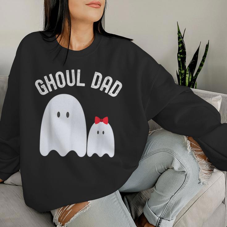 Ghoul Dadatertag Papaon Mädchenater Tochter Ghost Sweatshirt Frauen Geschenke für Sie