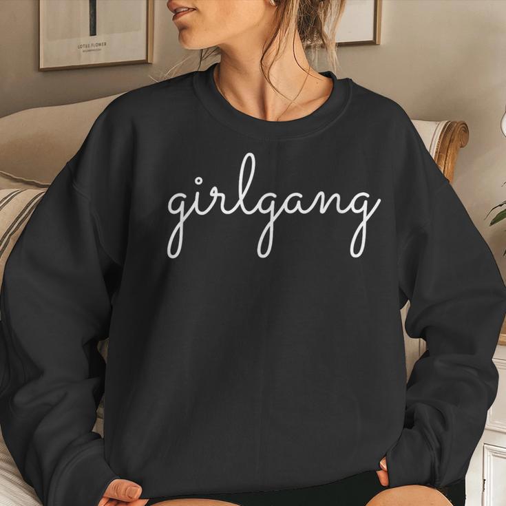 Girl Gang Trendy Fun Ladies Hens Night Bachelorette Girlgang Women Sweatshirt Gifts for Her