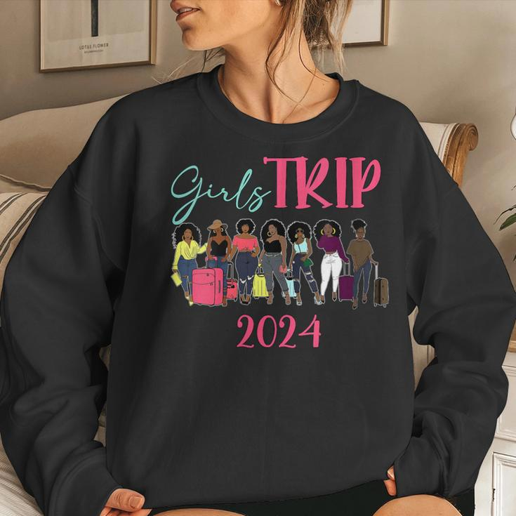 Girls Trip Black Queen Melanin African American Pride Women Sweatshirt Gifts for Her