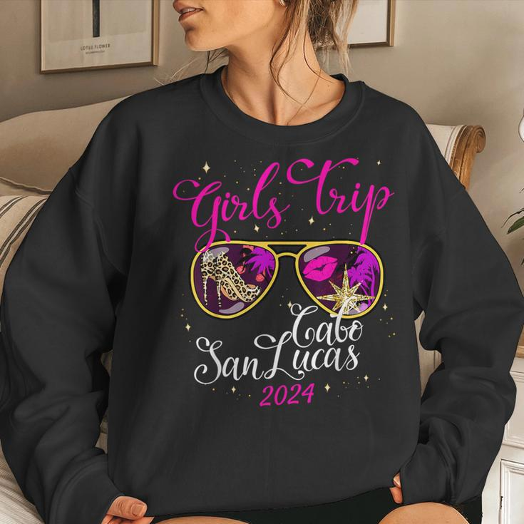 Girls Trip Cabo San Lucas 2024 Weekend Birthday Squad Women Sweatshirt Gifts for Her