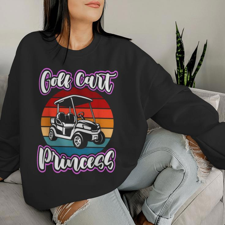 Golf Cart Princess Golfing Girl Golf Sport Lover Golfer Women Sweatshirt Gifts for Her