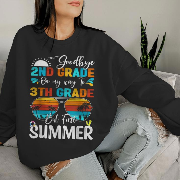 Goodbye 2Nd Grade Graduation To 3Th Grade Hello Summer Women Sweatshirt Gifts for Her