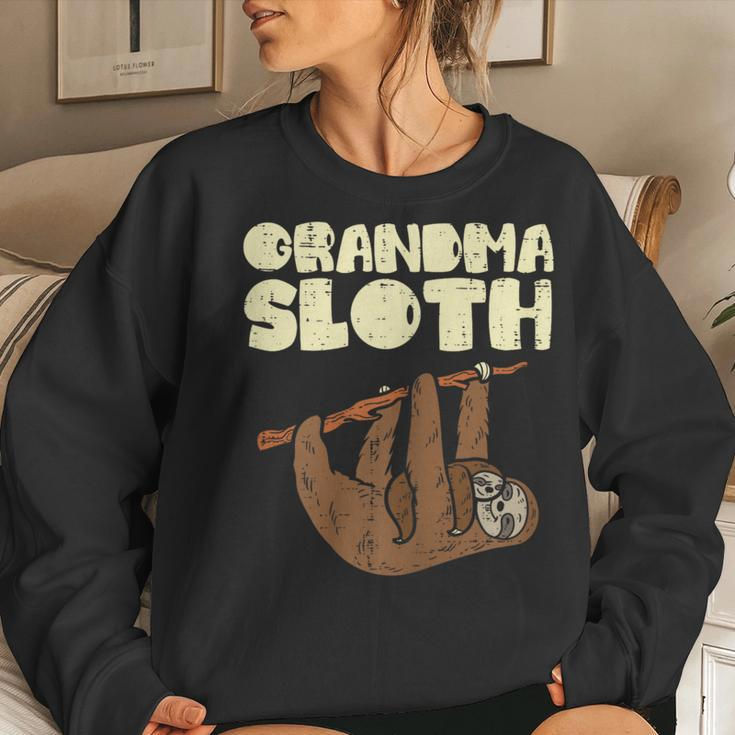 Grandma Sloth Nana Mimi Grandmother Women Women Sweatshirt Gifts for Her