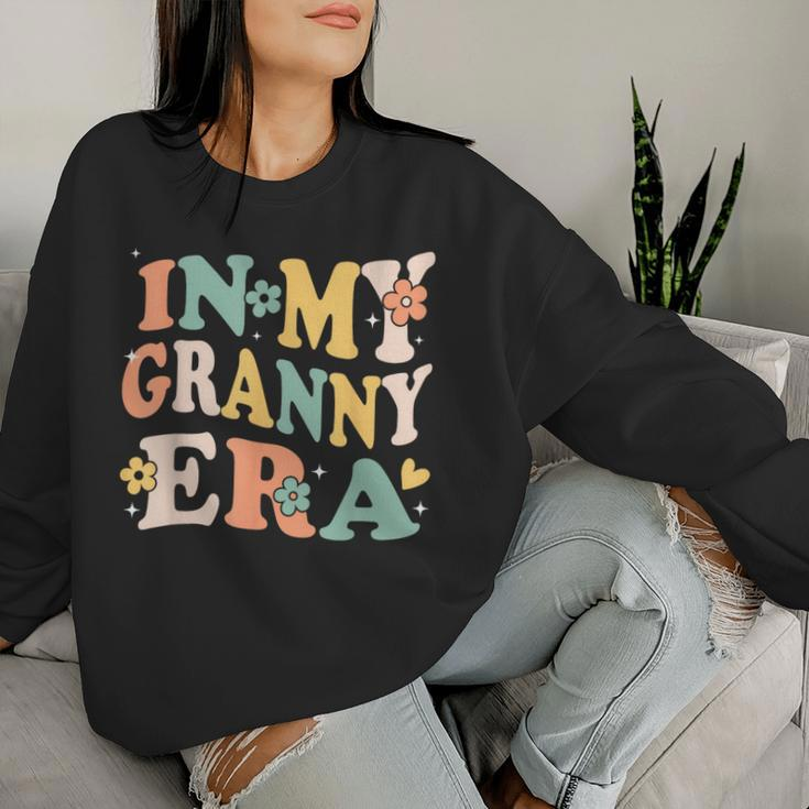 In My Granny Era Sarcastic Groovy Retro Women Sweatshirt Gifts for Her