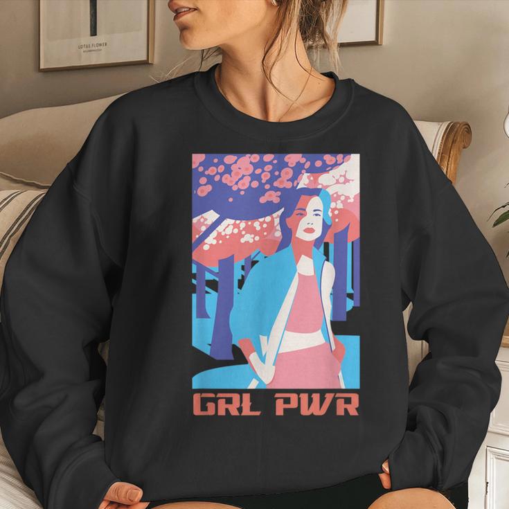 Grl PwrGirl Power Spring Summer Holiday Women Sweatshirt Gifts for Her