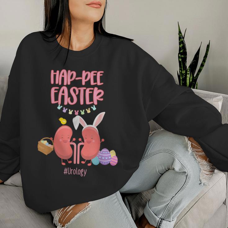 Hap Pee Kidney Urology Nurse Nephrology Bunny Easter Day Women Sweatshirt Gifts for Her