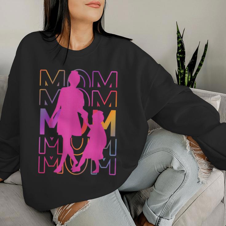 Happy Mother's Day Rainbow Mama Für Frauen Mama Oma Geschenke Sweatshirt Frauen Geschenke für Sie