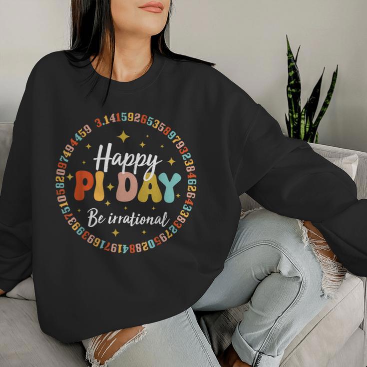 Happy Pi Day Math Lover Teacher 314 Pi Numbers Nerd Women Sweatshirt Gifts for Her