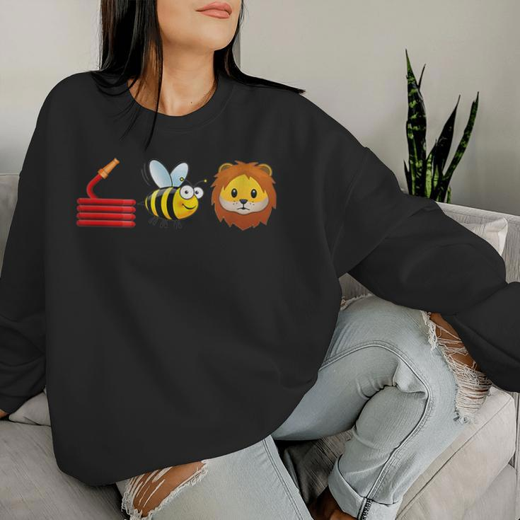 Hose Bee Lion I Am A Firefighter Women Sweatshirt Gifts for Her