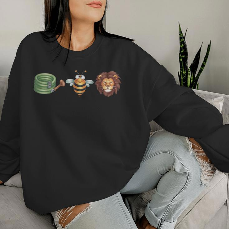 Hose Bee Lion Meme Hose Bee Lion Women Sweatshirt Gifts for Her