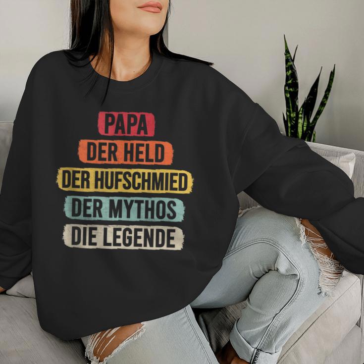 Hufschmied Papa Hoof Fog Smith Legend Horse Smith Sweatshirt Frauen Geschenke für Sie