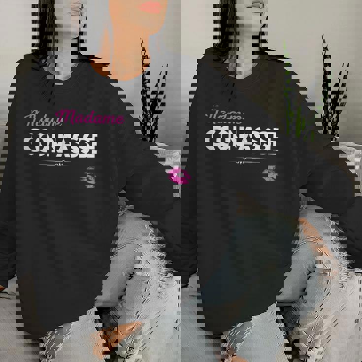 Humour Caractère-Madame Conasse-Je Suis Une Connasse Women Sweatshirt Cadeaux pour elle